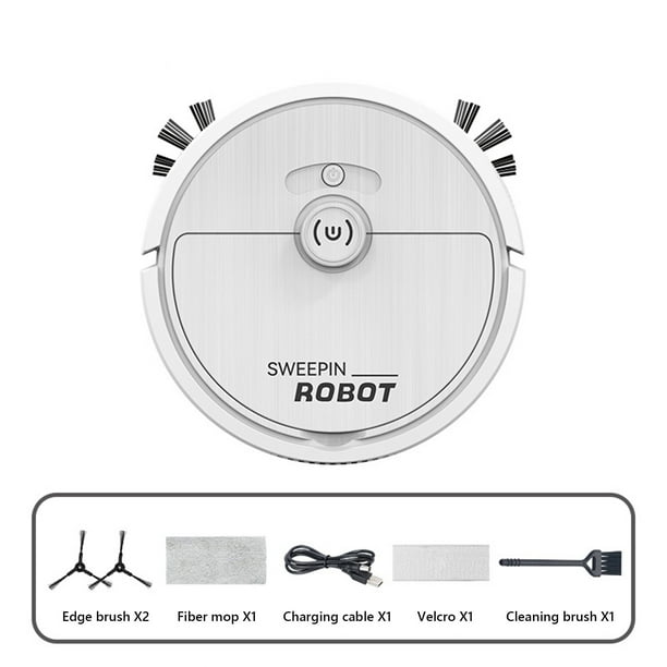 Juguetes de piscina, juguetes para bebés, juguetes para niños pequeños, robot barredor, carga USB, barredora, trapeadora, succión, aspiradora tres en uno, regalos para el hogar, pequeños electrodomést
