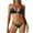 Dark Green, variant on Sexy Bikini Swimsuit Women Swimwear Push Up Bikini Set Thong Brazilian Bathing Suit Beach Wear