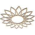 thumbnail image 2 of Ekena Millwork 22"OD x 7 5/8"ID x 1/4"T Daisy Wood Fretwork Pierced Ceiling Medallion, Alder, 2 of 3