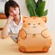 thumbnail image 3 of Cojín de peluche de gato naranja, almohada de peluche de Animal, dibujos animados, creativo, esponjoso, muñeca Huggable divertida, 38 cm, 48cm467, 3 of 5
