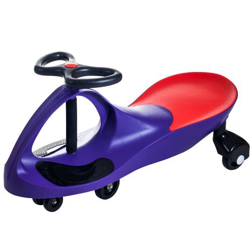 Twisting Swivel Purple Wiggle Car Roller Coaster Ride On Toy Energy Operated 