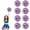 Blue+Red+White, variant on EONQY Cheerleading Pom Poms, 8 Pack Cheerleader Pom poms with Baton Handle, Cheering Squad Pompoms for School Dance Sports Team Spirit (Black)
