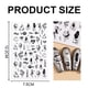 thumbnail image 2 of 6 uds Dark Wind Liven Weird Nail back pegamento pegatinas Deco Art Design suministros de decoración de uñas, 2 of 5