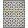 thumbnail image 4 of SAFAVIEH Beach House Vasiliki Geometric Indoor/Outdoor Runner Rug, Blue/Creme, 2'2" x 8', 4 of 10