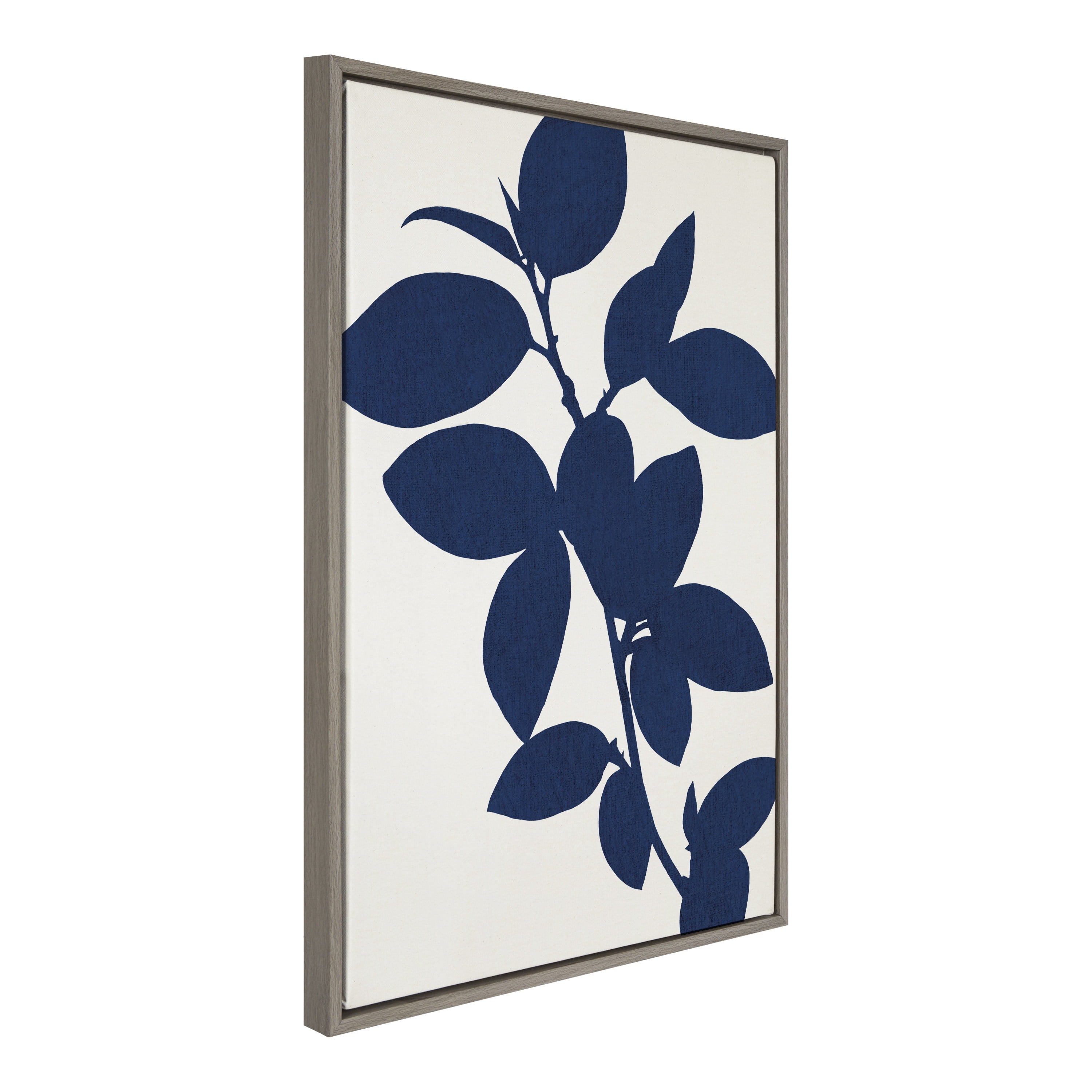 Kate and Laurel Plants Framed Canvas Art Print, 23" x 33"