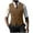 Coffee #06, variant on Nmnitkp Vest for Men Comfortable Mens Vintage Suit Vest Plaid Tweed Regular Fit Waistcoat for Wedding Groomsmen