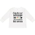 thumbnail image 3 of Inktastic Only the Best Sisters Get Promoted to Big Sister Boys or Girls Long Sleeve Toddler T-Shirt, 3 of 5