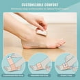 thumbnail image 5 of Tignapoo Adjustable Silicone Arch Support Insoles for Flat Feet Relief - Breathable, Anti-Slip, and Durable Foot Pain Solution - One Size Fits All - Black, 5 of 5