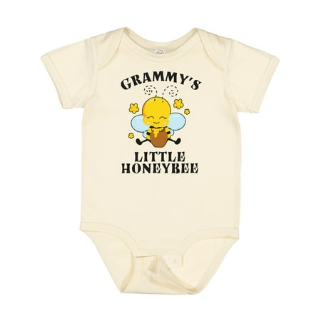 

Inktastic Cute Bee Grammy s Little Honeybee with Stars Gift Baby Boy or Baby Girl Bodysuit