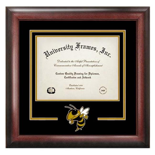 Tech Yellow Jackets 14" x 17" Spirit Diploma Frame Walmart
