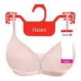 thumbnail image 2 of Brasier Hanes para Mujer, Algodón Rosa Malva Talla 36B, 2 of 4
