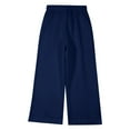 thumbnail image 6 of Sweatpants For Teens Casual Straight Straight Leg Sweatpants Dark Blue Sweatpants Baggy Pants Clothes For Teen Girls 13-14 Trendy, 6 of 9