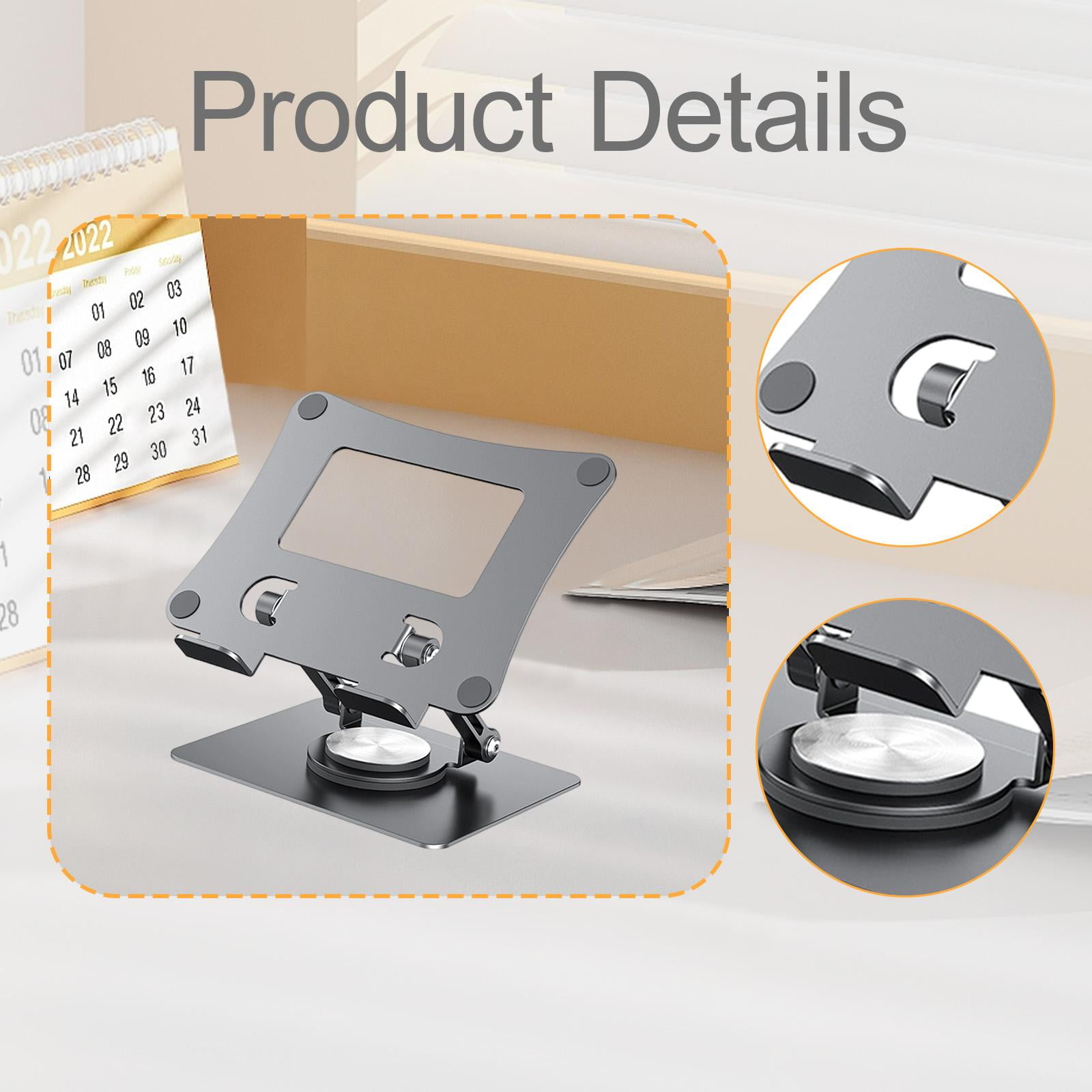 Laptop Stand Notebook Holder Tablet Riser Hollow Vent Design for Desk Work Study Compatible Devices