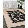 thumbnail image 3 of Ahgly Company Machine Washable Indoor Rectangle Industrial Modern Deep Peach Orange Area Rugs, 2' x 4', 3 of 7