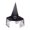 Black, variant on Witch Hats for Women, Adult Witch Vampire Halloween Costumes Accessories Foldable Lace Veils Hats for Cosplay Party Red