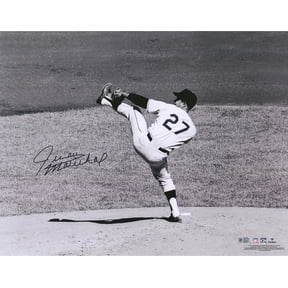 Juan Marichal San Francisco Giants Autographed 16" x 20" Black & White Pitching Photograph - Fanatics Authentic Certified