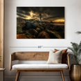 thumbnail image 3 of Elephant Stock Scituate Lighthouse Sunrise Wall Art - Horizontal Canvas Wall Art - Living Room Wall Decor - Nautical Canvas - Beige And Yellow Decor - 48" x 32", 3 of 8