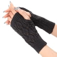 thumbnail image 2 of GZWYHT Gloves for Cold Weather,Winter Gloves Winter Gloves For Women Warm Glove Windproof Elastic Texting Black Gloves Women Warm Lined Gloves Fingerless Gloves,Work Gloves,Gloves for Women Dark Gray, 2 of 4