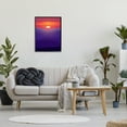 thumbnail image 2 of Stupell Red Sunrise Mountain Horizon Landscape Photography Black Framed Art Print Wall Art, 2 of 7