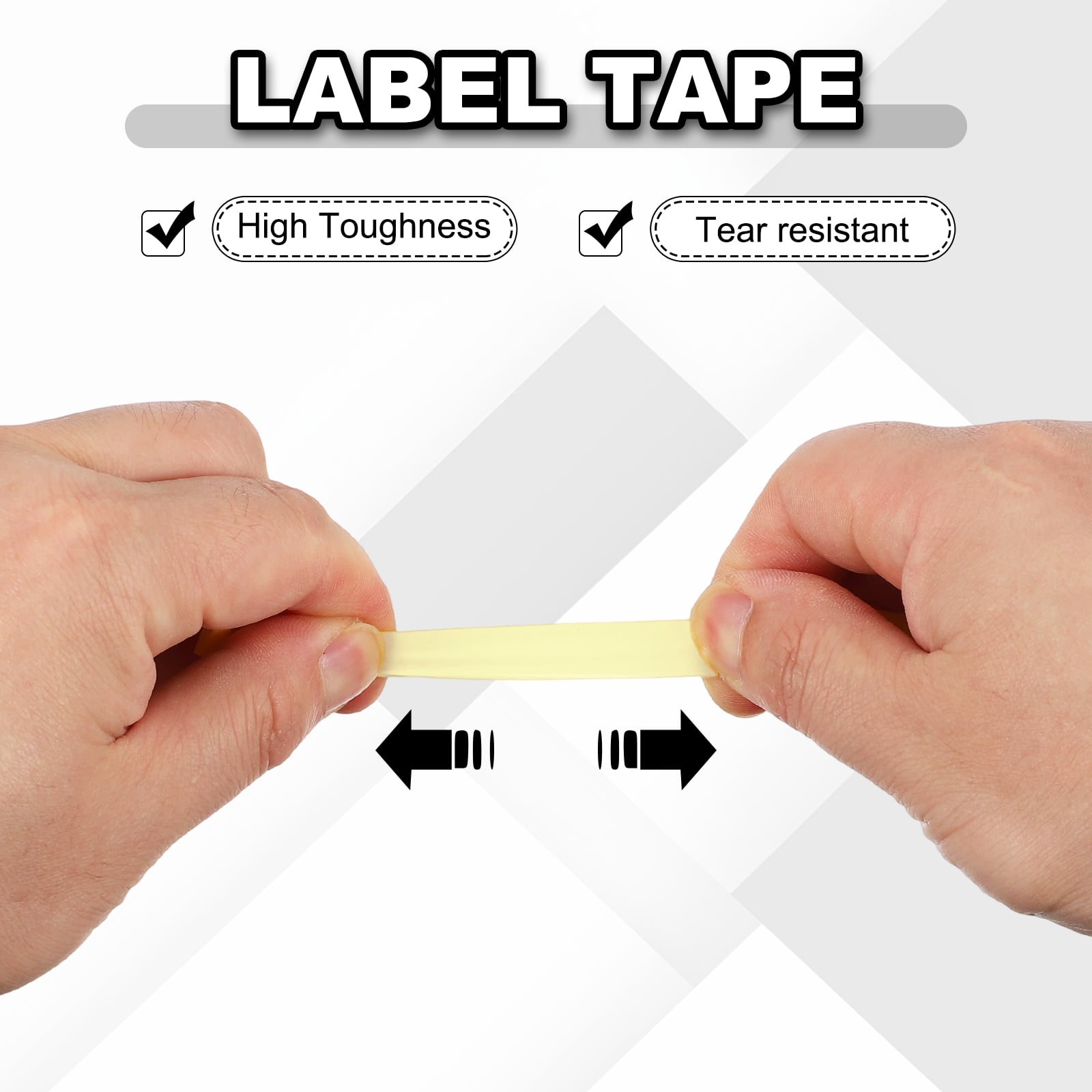 6 Rolls Tape, 0.4"x216ft Instruments Identification Tape Colored PET Adhesive for Steam Capacitors Circuit Boards Motors Electronic, Beige