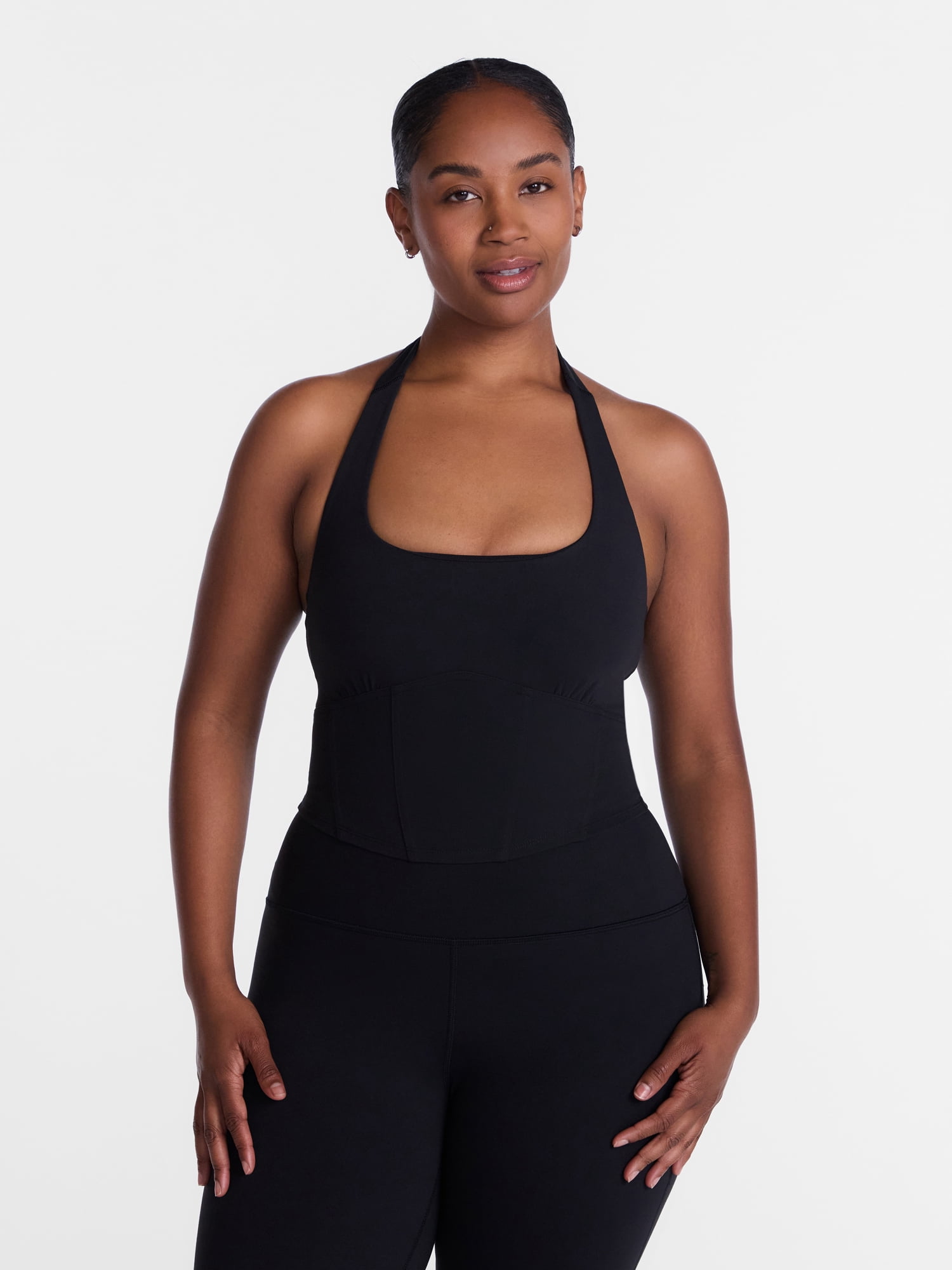 Avia Women's SoftSculpt Corset Halter Bra, Sizes XS-XXXL