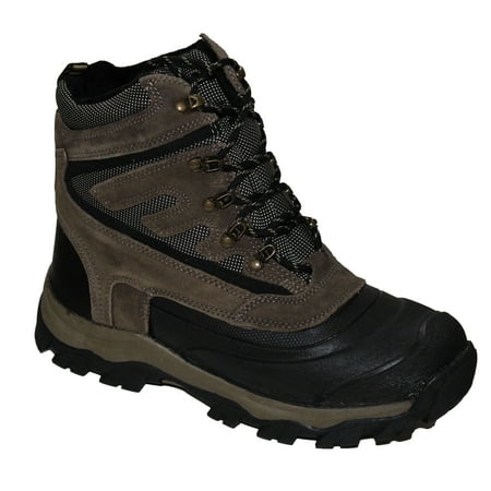 

Lands End Men s Size 9.5 Suede Insulated Squall Snow Winter Boots Walnut