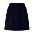 thumbnail image 5 of 50% off Clear! safuny Women's Skorts Skirts Activewear Dipdye Causal Elastic High Waist Stretchy Running Shorts Sport Trousers Mini Skirt Summer for Women Blue XL, 5 of 6