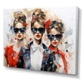 thumbnail image 2 of Designart "Woman Stylish Fusion I" Fashion Canvas Art Print, 2 of 5