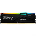 thumbnail image 1 of Memoria RAM DDR5 16GB 5200MT/s KINGSTON FURY BEAST RGB 1x16GB Negro negro, 1 of 5