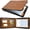Brown, variant on Quivanta Zippered 7 Ring Business Checkbook Binder Portfolio for 3-on-a-Page Business Checks, 600 Checks Capacity, PU Leather Check Book Binder Cover for 9x13 Sheets, Built-in Storage Organizer,