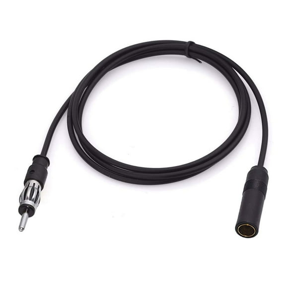 Car Antenna Extension Cable 3ft Coaxial DIN Connector for Vehicle Stereo