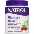 thumbnail image 4 of (2 pack) Natrol® Sleep+™ Calm Melatonin Gummies for Adults, Strawberry Flavor, 60 Count, 4 of 13