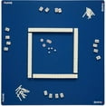 thumbnail image 6 of GMC Deluxe Heavyweight Game Mat - Anti Slip Noise Reduction Rubber Playmat - Mahjong, Dominoes & Poker Card Gaming Mat - Water ResistantGaming Tabletop Cover (33 X 33 Inches) - Blue, 6 of 9