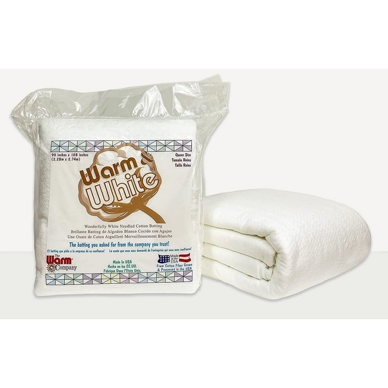 Warm Company Warm and Natural King Size Cotton Batting By The Yard