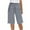 Gray##1, variant on Jsaierl Linen Capri Pants for Women Summer High Waist Capri Shorts Petite Straight Leg Cotton Skimmer Capris Lounge Solid Color Athletic Capris Womens Plus Size Capris