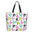 thumbnail image 1 of Balery Funny Chicken Bolsa Tote Estilo Estético con Cremalleras, Bolsa de Hombro, Bolsa de Compras Grande y Plegable, 1 of 8