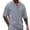 Gray, variant on Mens Oversized V Neck Textured T Shirts 3/4 Sleeve Breathable Comfortable Casual Tees for Daily Wear Casual Outings