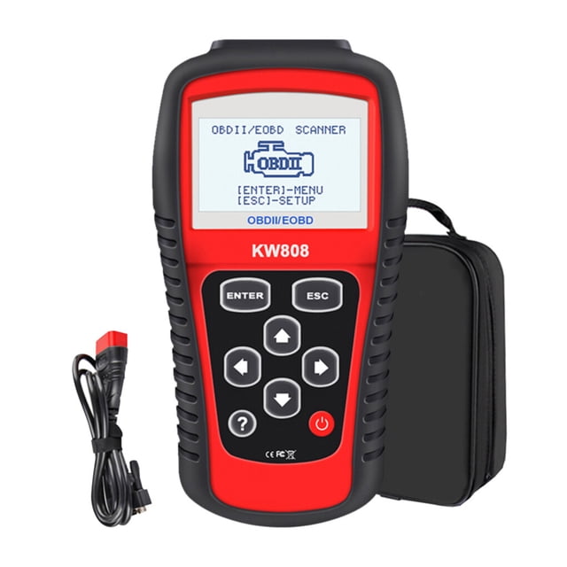 sweethay Lector de código KW850 OBD2, lector de código de falla de vehículo Universal, herramienta de verificación de diagnóstico de motor Vehículos, repuestos y accesorios Mis