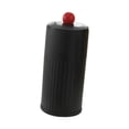 thumbnail image 2 of Portabrochas de maquillaje con elevación automática y tapa antipolvo para tocador de baño. Negro, 2 of 8