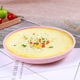 thumbnail image 3 of 4pcs Lightweight Wheat Straw Plates-degradable Wheat Straw Plates, 3 of 5