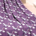 thumbnail image 3 of Purple Cartoon Unicorn Rainbow Blanket,Comfortable Soft Flannel Throw Blanket,All Season,Warm Lightweight Blankets for Sofa Bed Couch Living Room Chair,30"x40", 3 of 4