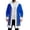 Blue, variant on Christmas Cardigan Santa Jacket Coat for Men Hoodies Trim Warm Fashion Claus Adult Suit Outfit