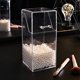thumbnail image 2 of Soporte para brochas de maquillaje Sooyee con tapa y perlas blancas, 2 of 7