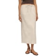 thumbnail image 2 of Women's Flowy High Waist A-Line Maxi Skirt - Summer Casual Lightweight Long Skirts, 2 of 5