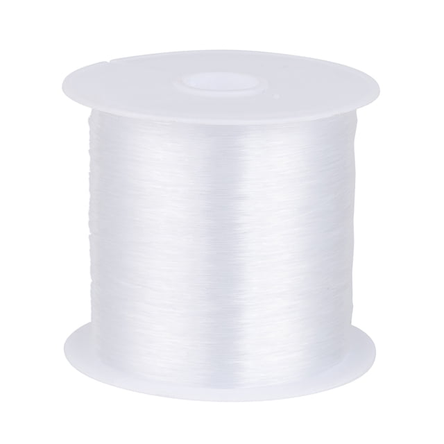 1 Roll Transparent Fishing Thread Nylon Wire Fishing Line Clear 0.25mm about 109.36 yards(100m)/roll