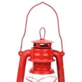 thumbnail image 5 of Linterna de aceite, linterna de huracán, linterna pequeña para granjero, linterna de huracán vintage, lámpara de aceite, linterna interior y exterior para colgar o mesa(rojo), 5 of 5
