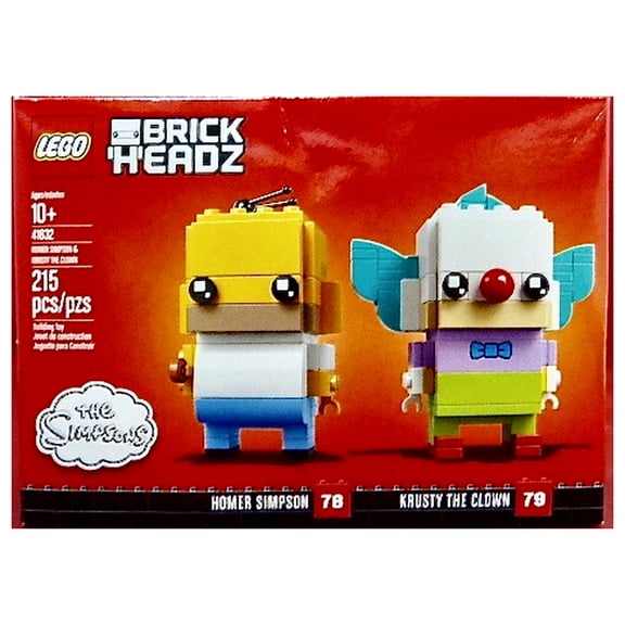 LEGO BrickHeadz Homer Simpson & Krusty The Clown 41632