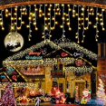 thumbnail image 3 of Luces de hadas de seguridad de 24 V, luces LED navideñas con forma de carámbano, decoraciones para exteriores, envío gratuito, 8 modos, guirnalda de calle conectada a prueba de agua, 3 of 5