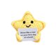 thumbnail image 1 of Adornos pequeños de lana tejidos a mano con forma de estrella. Decoraciones para el hogar con dibujos animados de energía positiva., 1 of 8