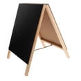 thumbnail image 4 of Miangastore Chalkboard Decoration Message Chalkboard Sign Black Wood 1Set, 4 of 8